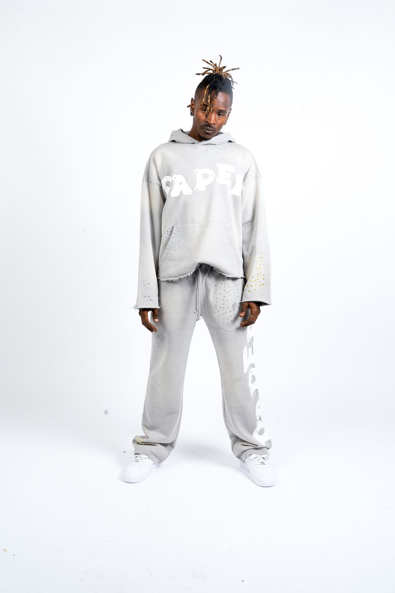 Paper Money PAPER HOODIE & SWEATPANTS (Grey)