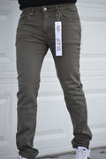 DZTR SUPER STRETCH DENIM - SLIM FIT - BROWN