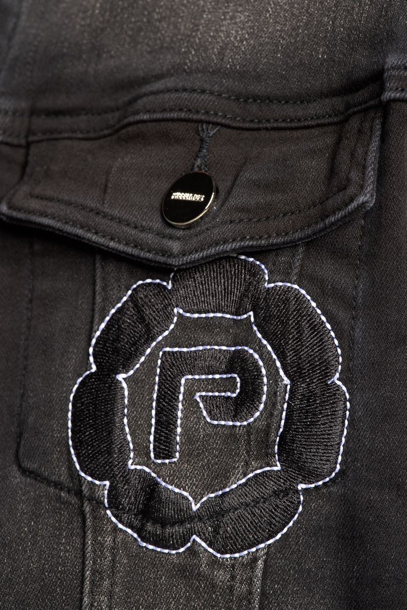 PHEELINGS SEWN TOGETHER DENIM JACKET (BLACK WASH)