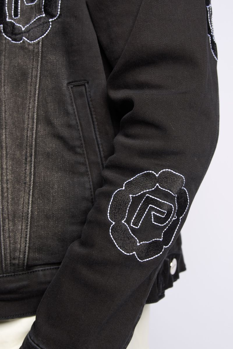PHEELINGS SEWN TOGETHER DENIM JACKET (BLACK WASH)