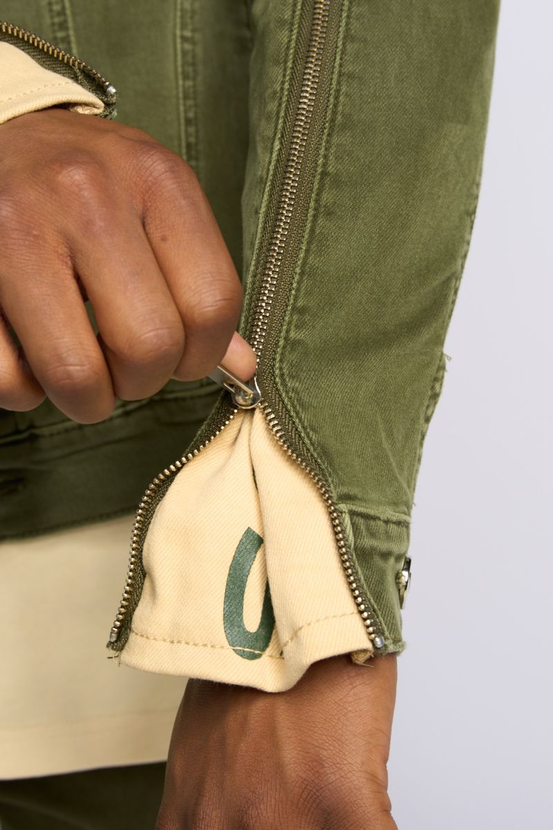 PHEELINGS METAMORPHOSIS DENIM JACKET (Olive)