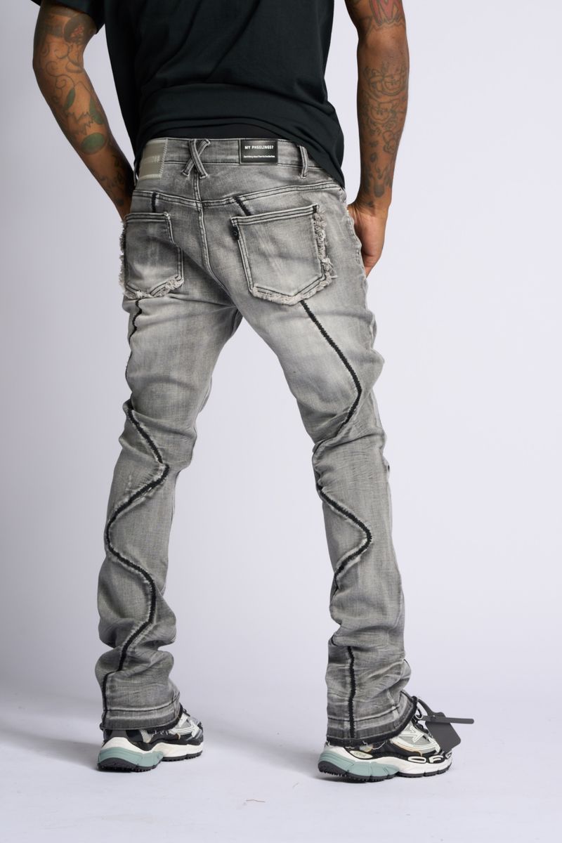 PHEELINGS DALI STACKED DENIM (GREY)