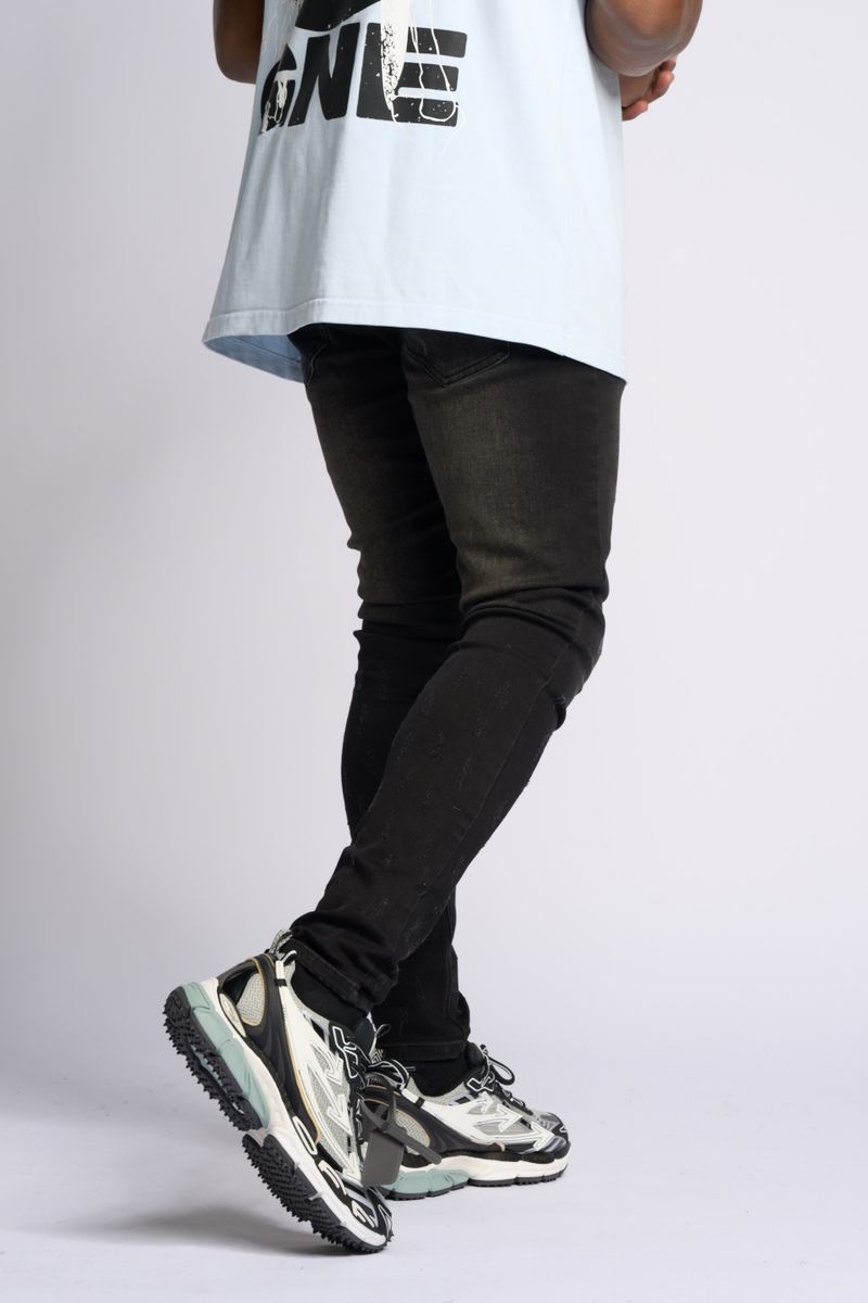 PHEELINGS SURVIVED SKINNY DENIM (Jet Black)