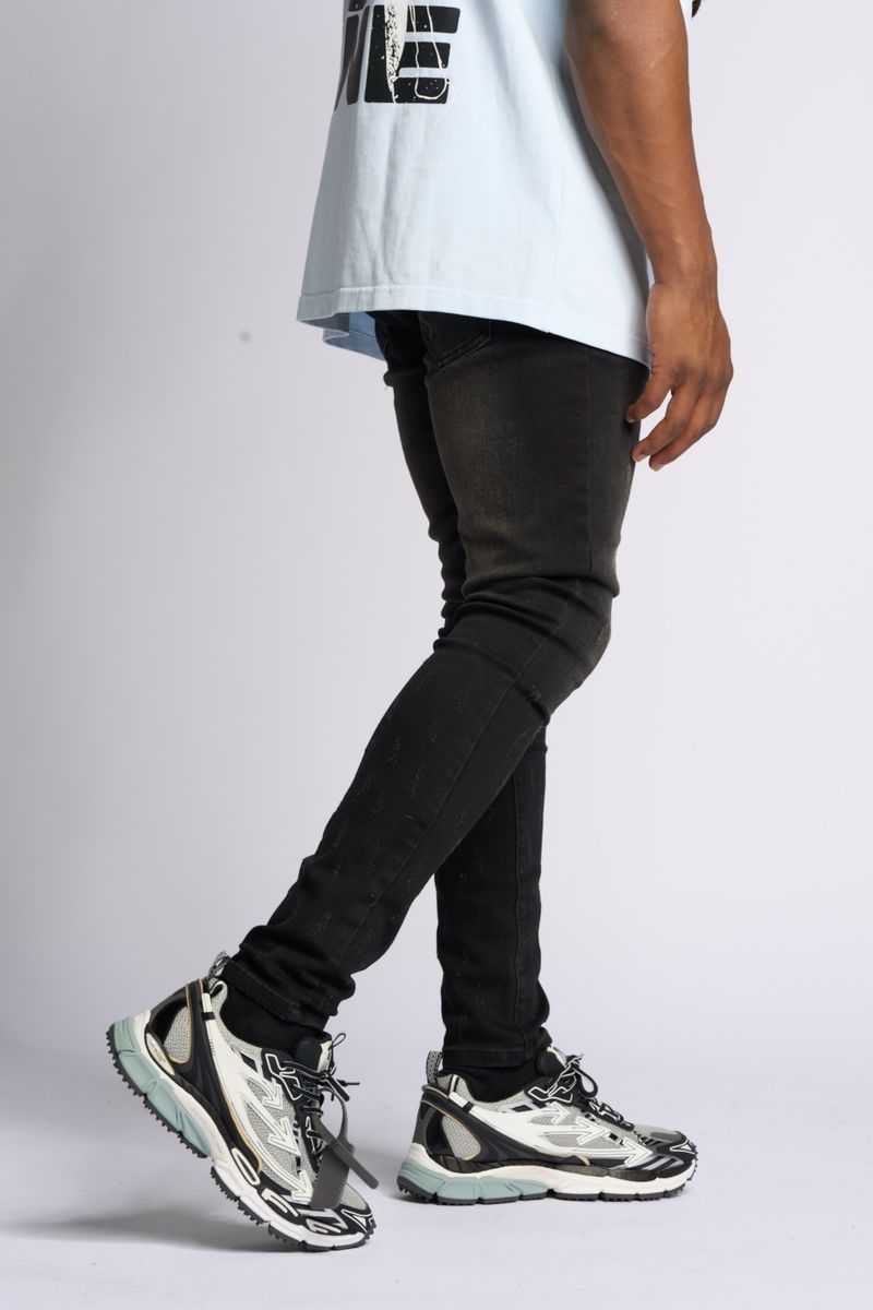 PHEELINGS SURVIVED SKINNY DENIM (Jet Black)