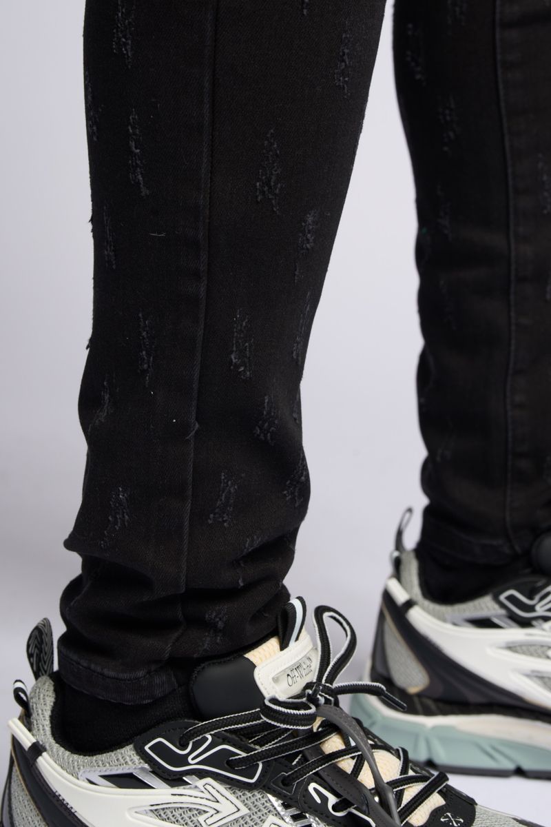 PHEELINGS SURVIVED SKINNY DENIM (Jet Black)