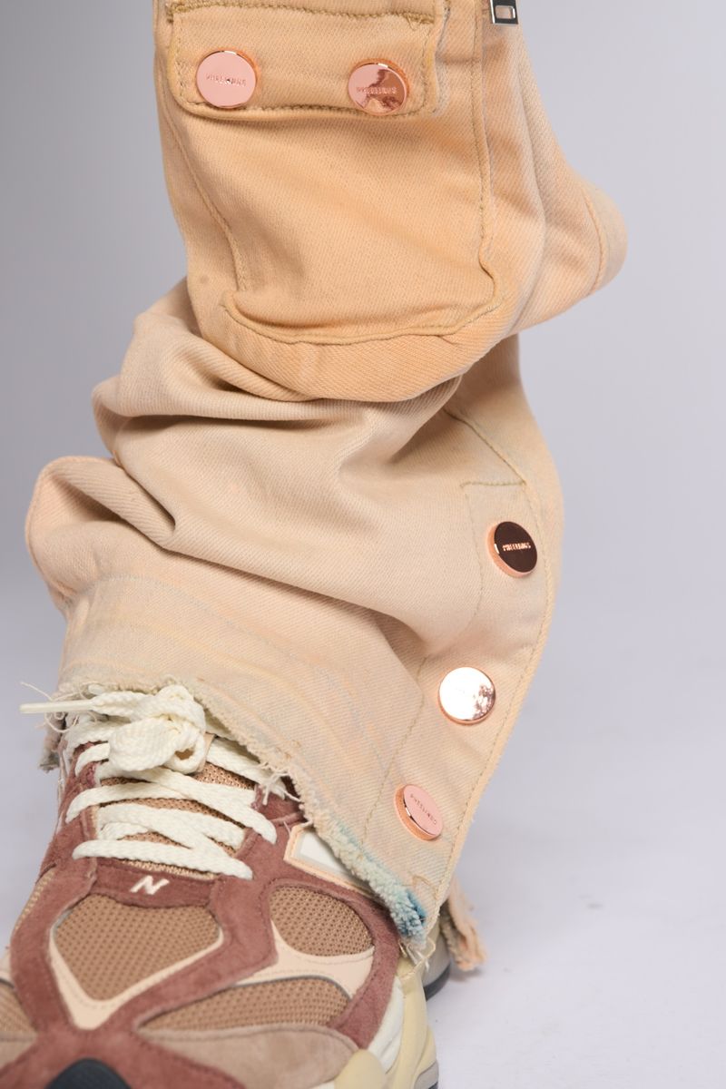 PHEELINGS JOURNEY TO GREATNESS FLARE STACK DENIM (CREAM)