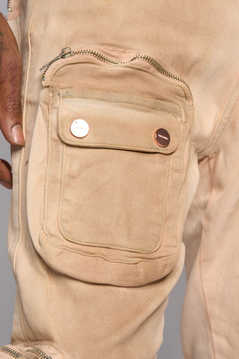 PHEELINGS JOURNEY TO GREATNESS FLARE STACK DENIM (CREAM)