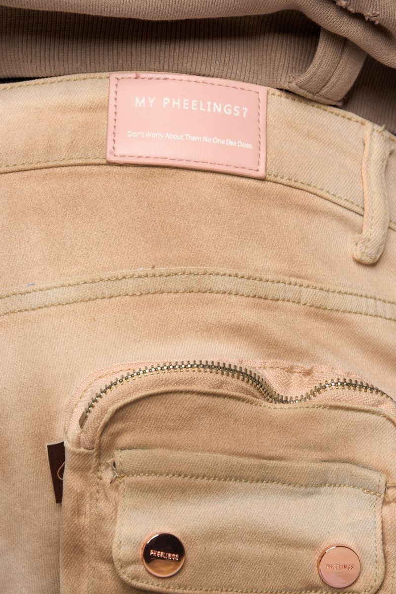 PHEELINGS JOURNEY TO GREATNESS FLARE STACK DENIM (CREAM)