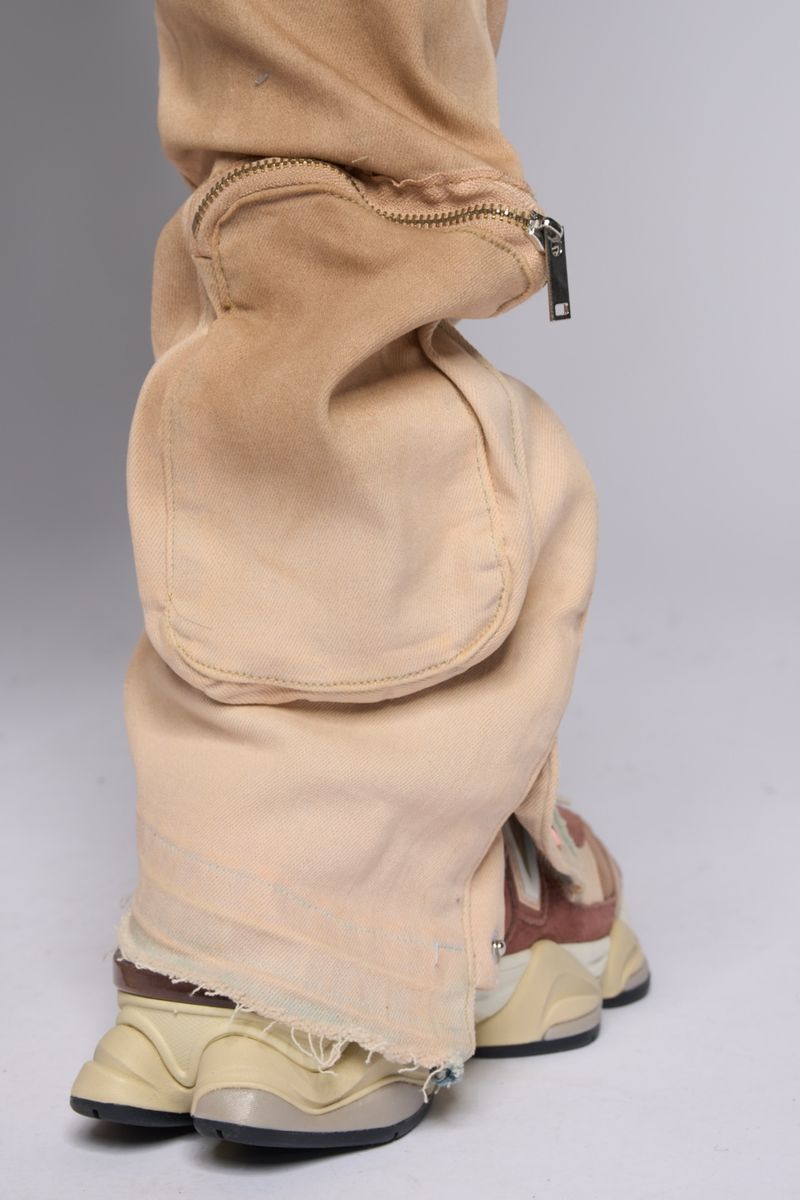 PHEELINGS JOURNEY TO GREATNESS FLARE STACK DENIM (CREAM)