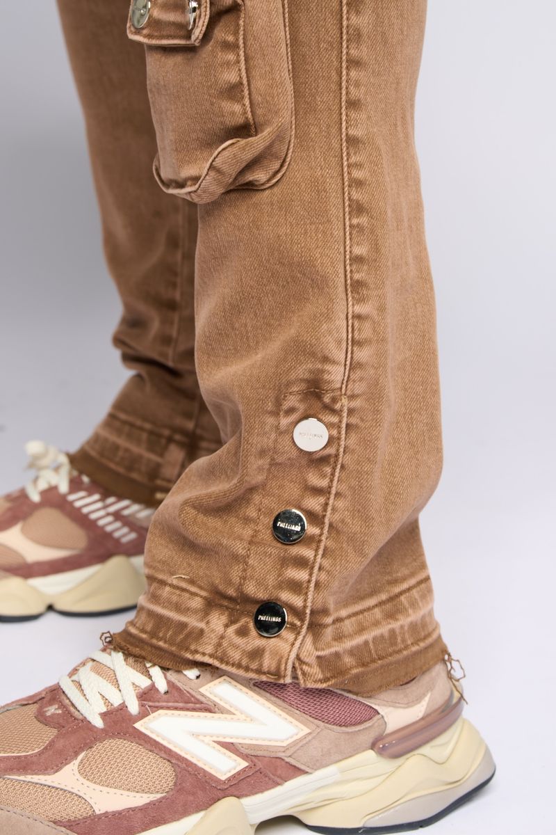 PHEELINGS JOURNEY TO GREATNESS FLARE STACK DENIM (Brown)