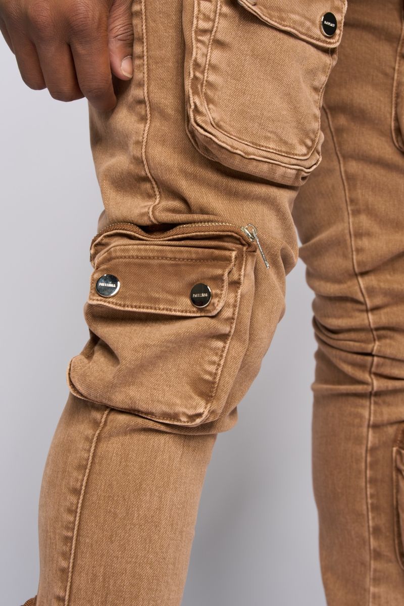 PHEELINGS JOURNEY TO GREATNESS FLARE STACK DENIM (Brown)