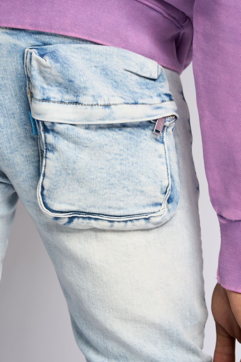 PHEELINGS JOURNEY TO GREATNESS FLARE STACK DENIM (LIGHT BLUE)