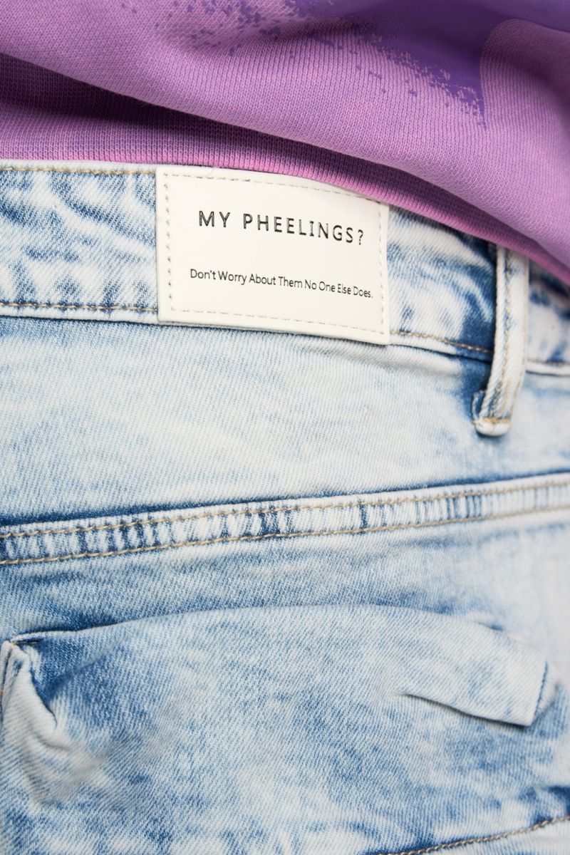 PHEELINGS JOURNEY TO GREATNESS FLARE STACK DENIM (LIGHT BLUE)