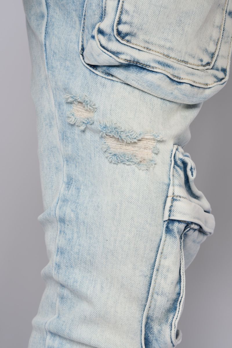 PHEELINGS JOURNEY TO GREATNESS FLARE STACK DENIM (LIGHT BLUE)