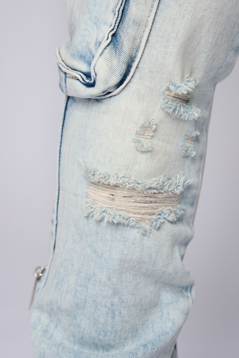 PHEELINGS JOURNEY TO GREATNESS FLARE STACK DENIM (LIGHT BLUE)
