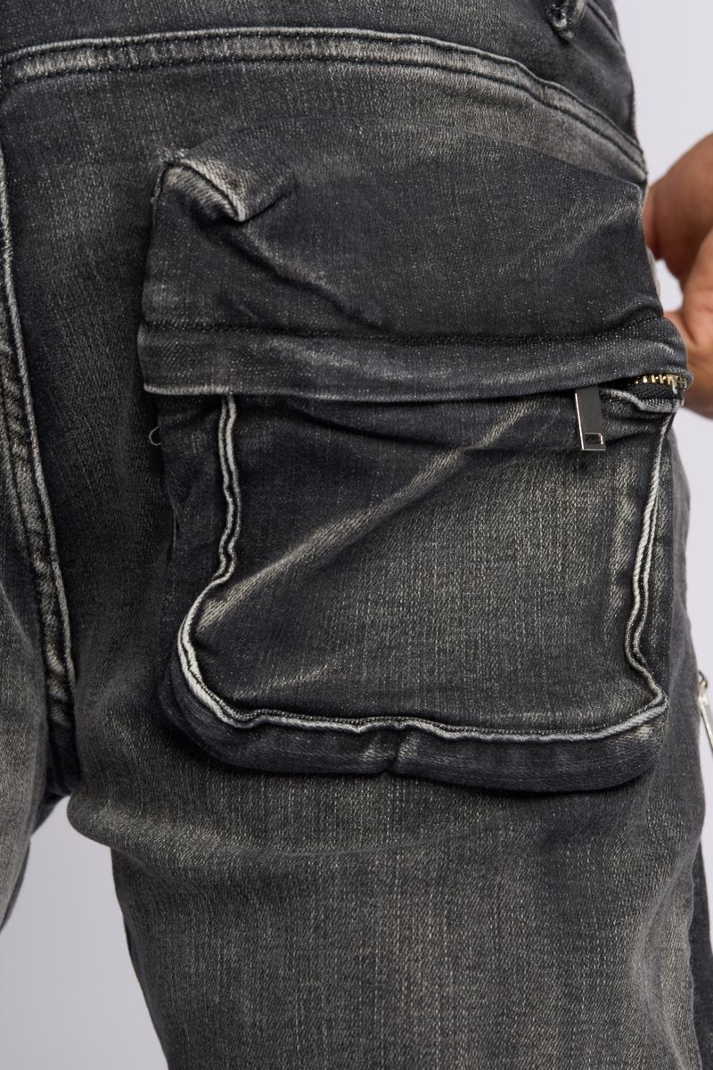 PHEELINGS JOURNEY TO GREATNESS FLARE STACK DENIM (BLACK)