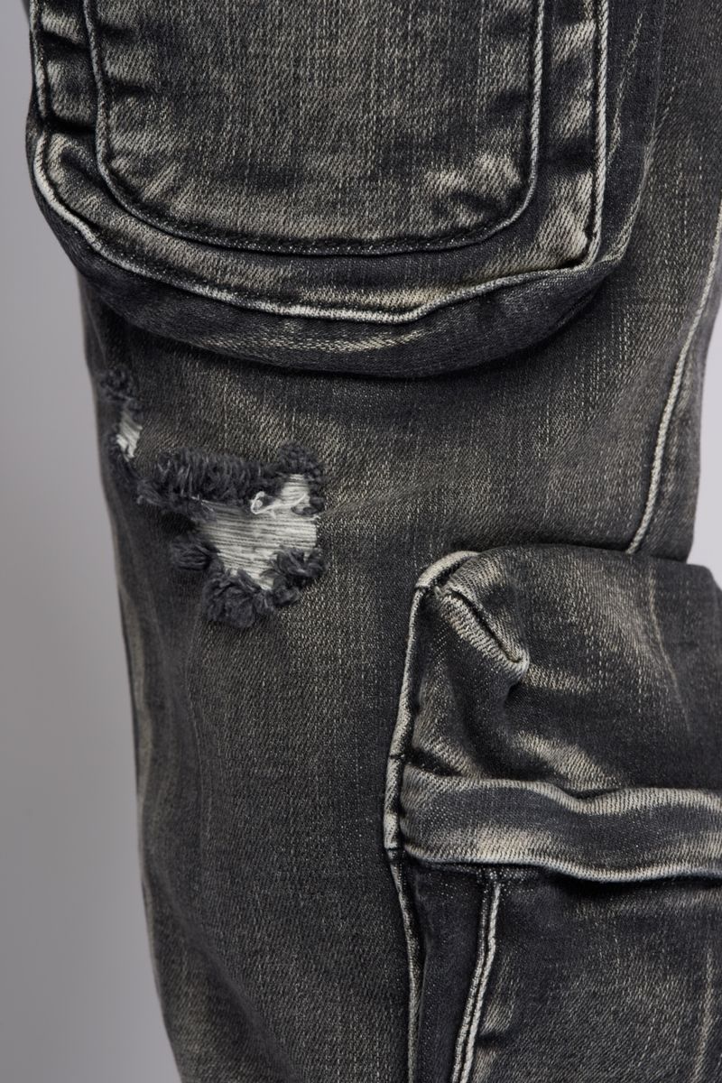 PHEELINGS JOURNEY TO GREATNESS FLARE STACK DENIM (BLACK)