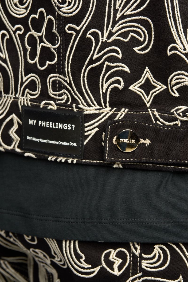 PHEELINGS LÜKS DENIM JACKET (JET BLACK)