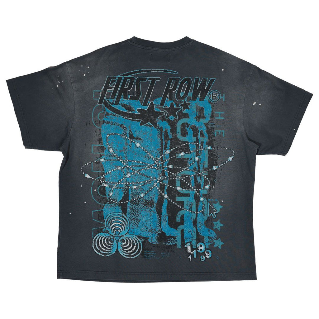 First Row WASHED HUMANITY FIRST CHAIN TEE (GREY)