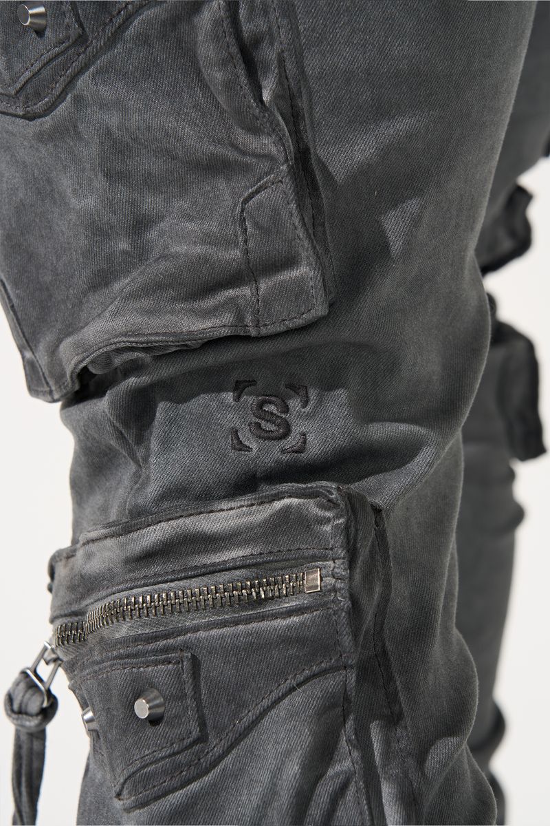 SERENEDE GRANITE Cargo Jeans (GREY)