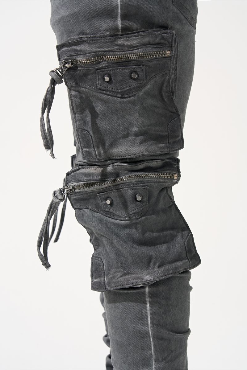 SERENEDE GRANITE Cargo Jeans (GREY)