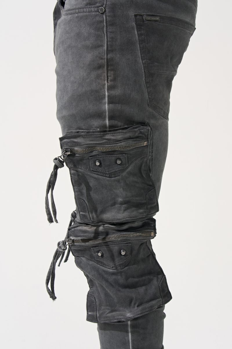 SERENEDE GRANITE Cargo Jeans (GREY)