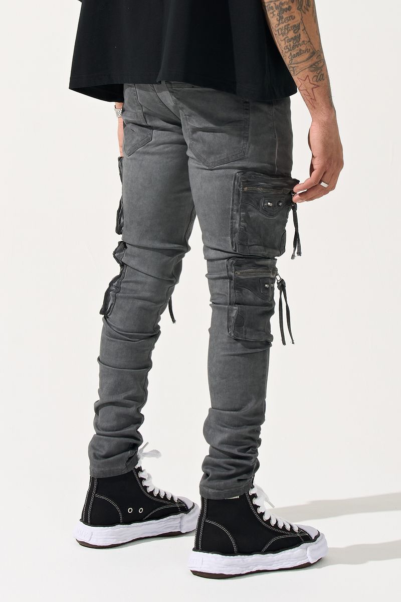 SERENEDE GRANITE Cargo Jeans (GREY)