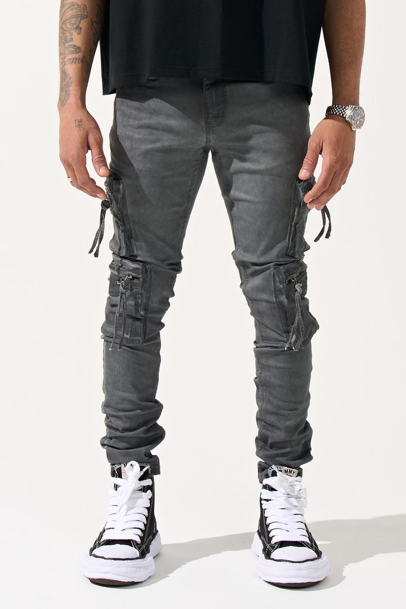 SERENEDE GRANITE Cargo Jeans (GREY)