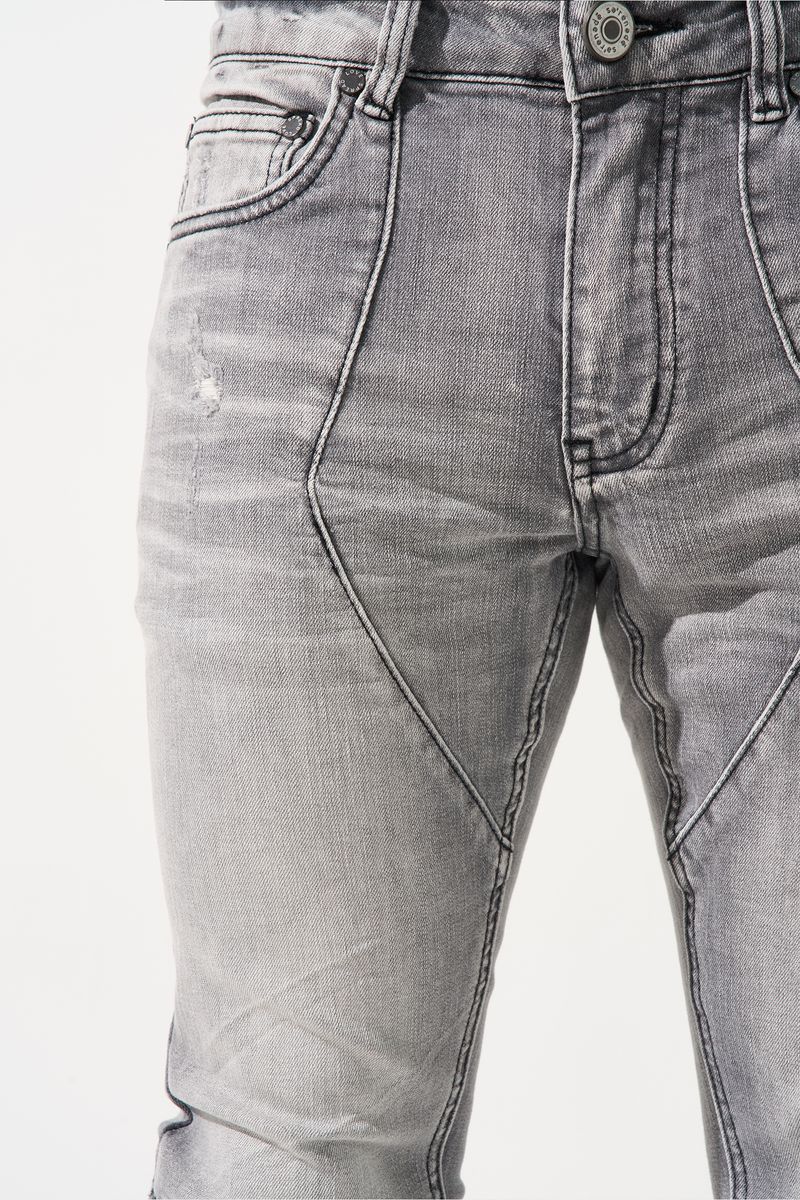 SERENEDE NOCTIS Stacked Jeans (GREY)