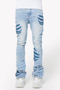GUAPI Aqua Blue Hell Dragger Denim