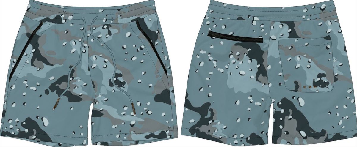 KI DENIM DESERT STORM NYLON SHORT