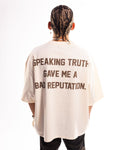 Wrathboy Speaking truth tshirt (CREAM)
