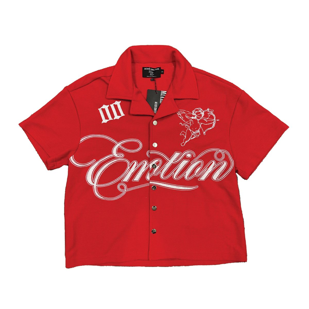 Mixed Emotions Signature Button Up (Red)