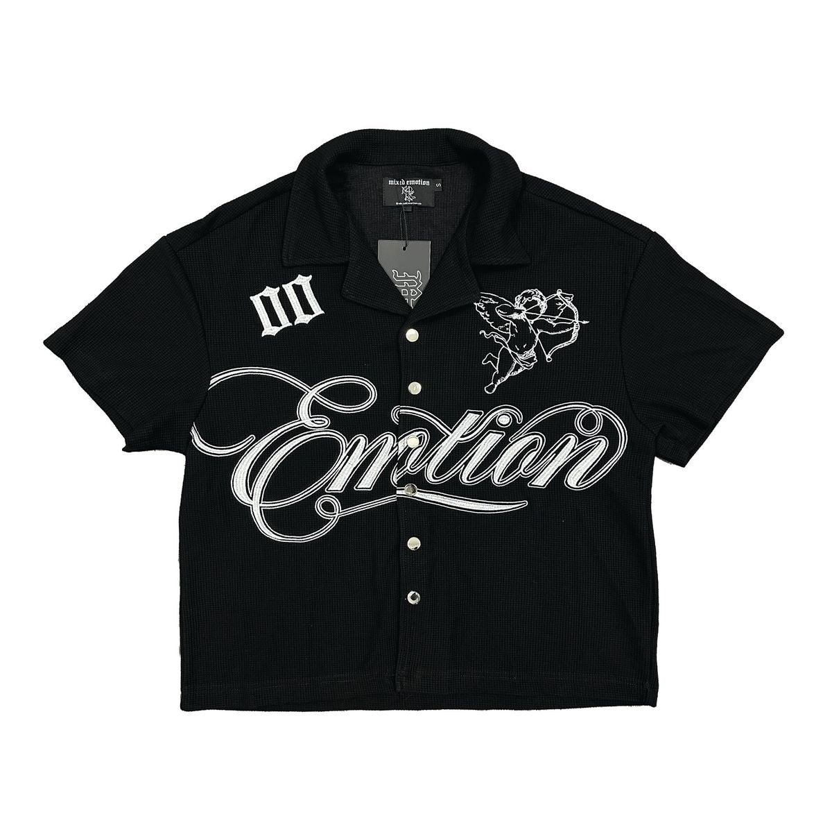 Mixed Emotions Black Signature Button Up (Black)