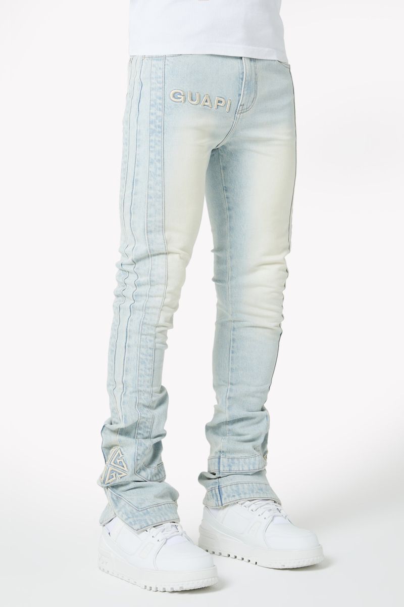 GUAPI Vintage Blue Stripes Denim (Vintage Blue)