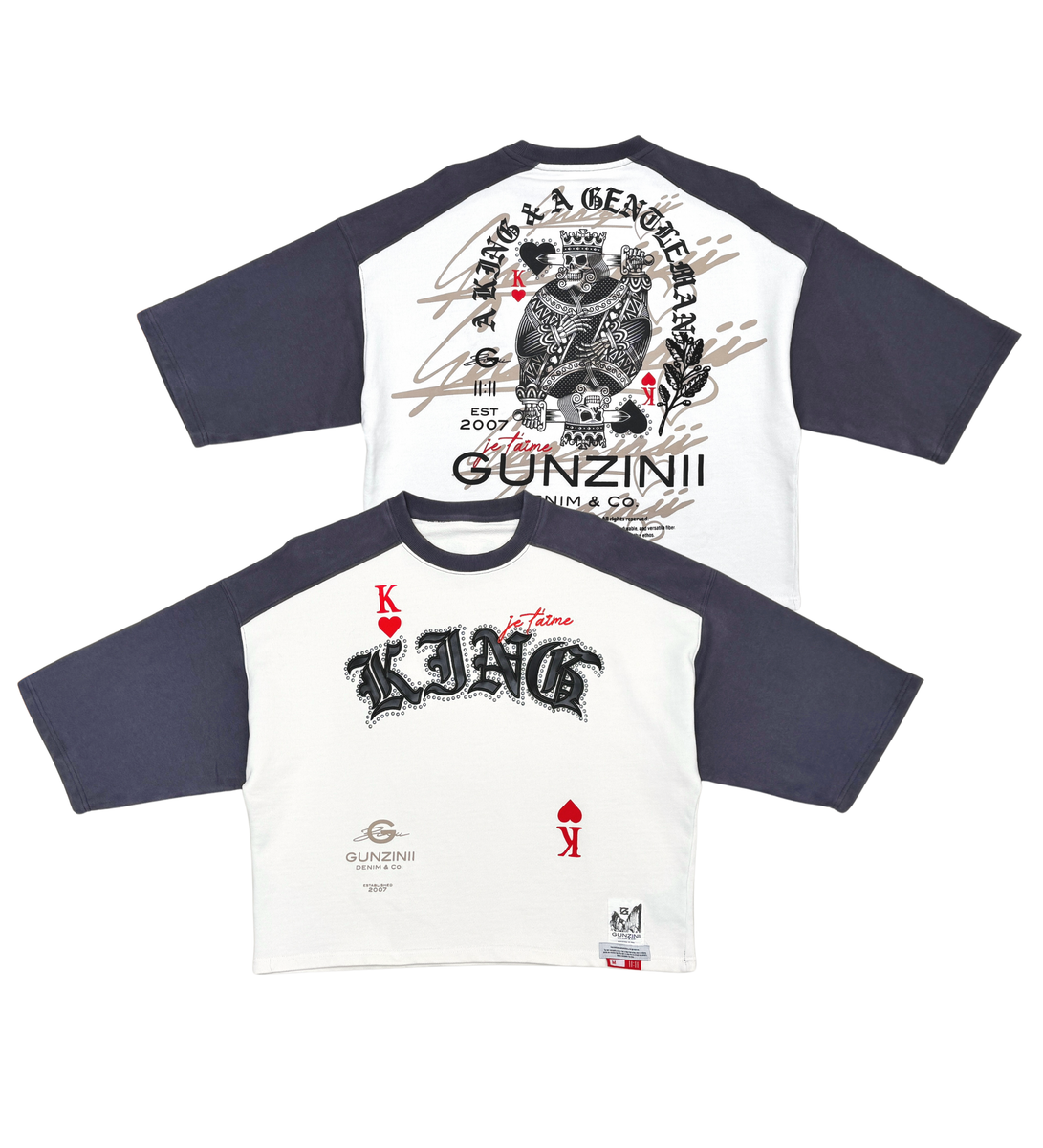 Gunzinii KING tshirt (NATURAL)