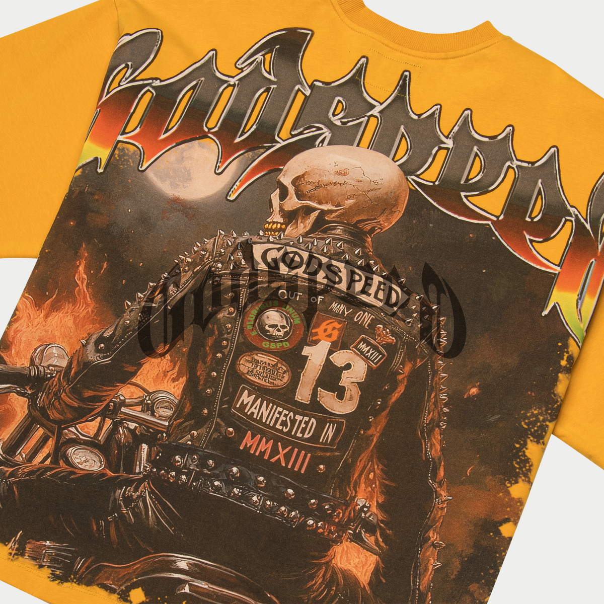 Godspeed Biker Nation (Mustard)