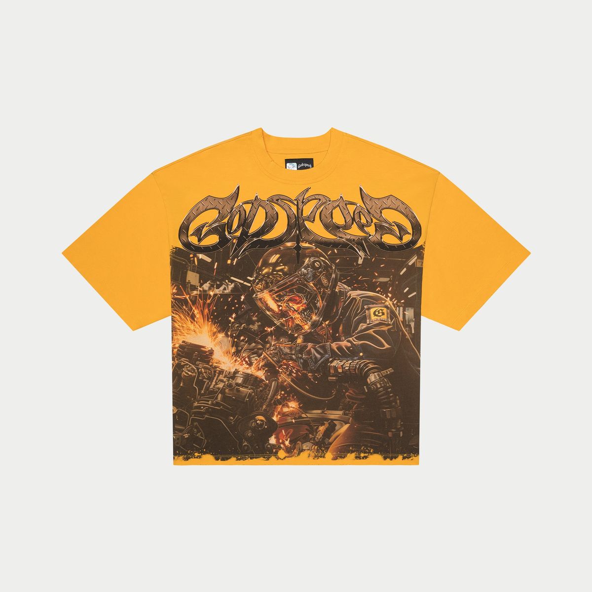 Godspeed Steel Sharpens Steel (Yellow)