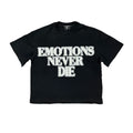 MIXED EMOTIONS Black End Rhinestone Tee