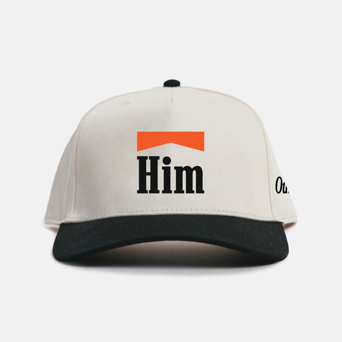 Outrnk Him Puff Embroidered Snapback (NATURAL/BLACK)