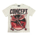 Concept LA "DUST TO GOLD" TEE-WHT/R