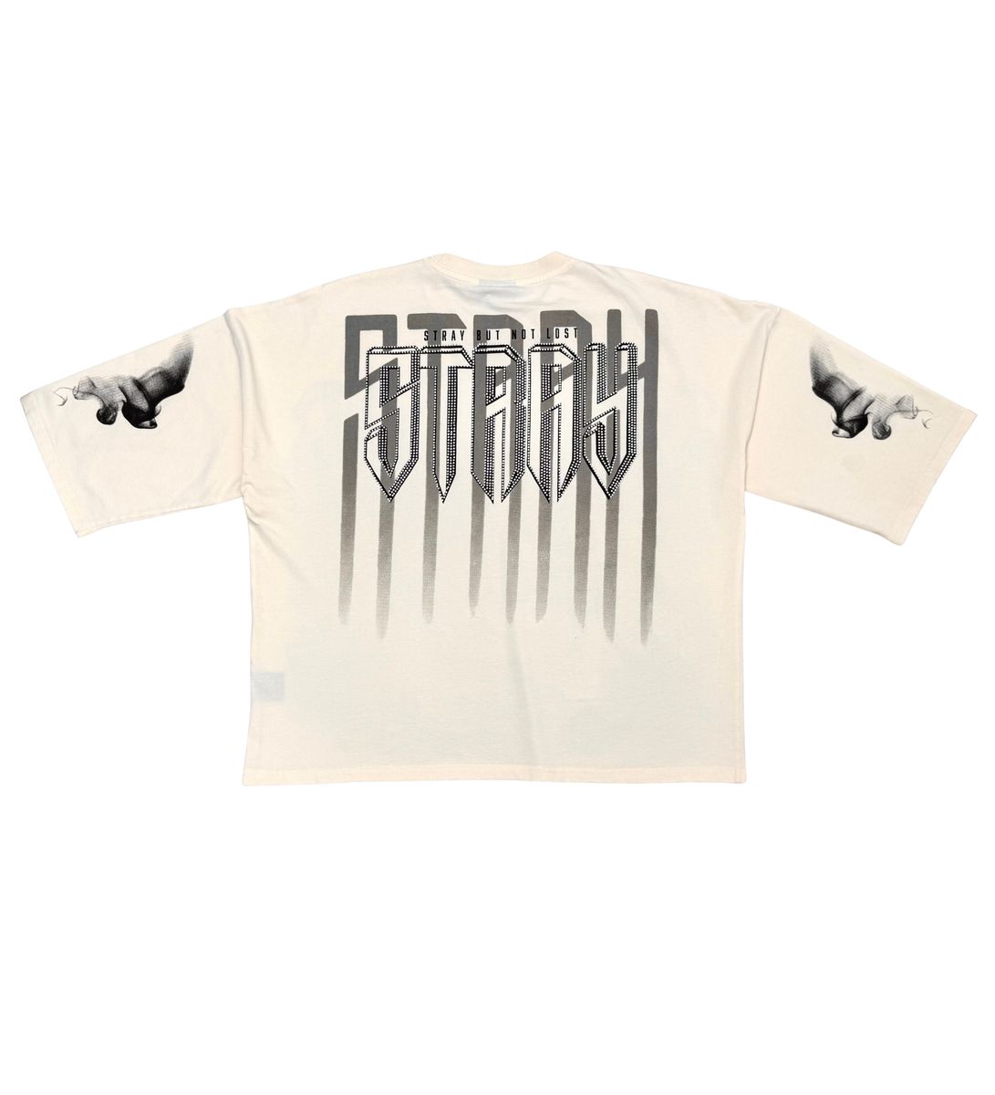 Stray 3/4 sleeve tee (NATURAL)