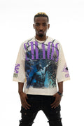 Stray 3/4 sleeve tee (NATURAL)