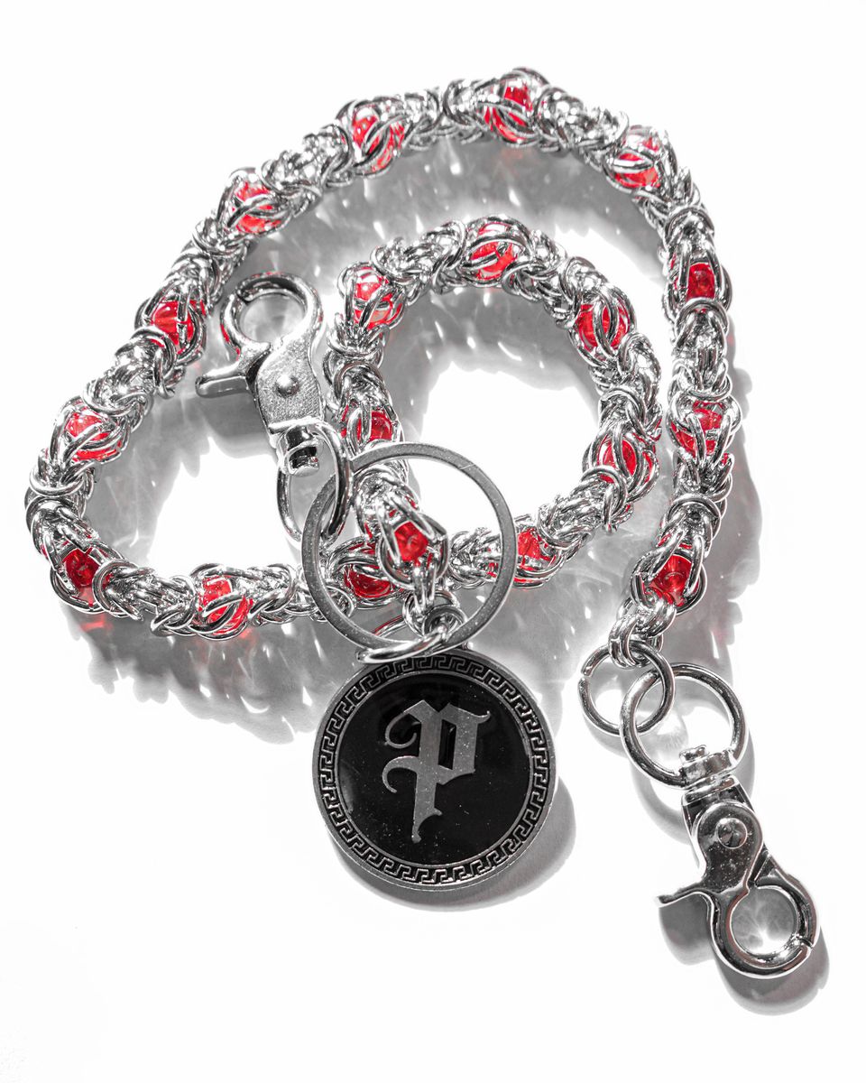 PREME CHAIN (RED SILVER)