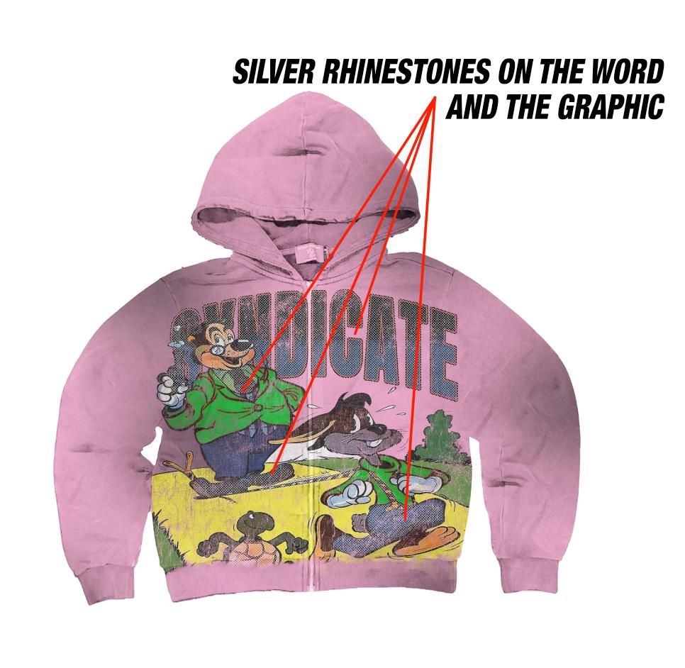 The Syndicate "HS" HOODY (PINK OS)