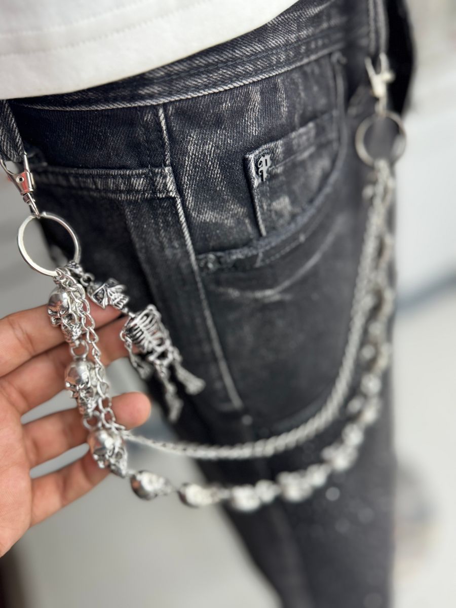 DRUNZ METAL SKELETON POCKET CHAIN