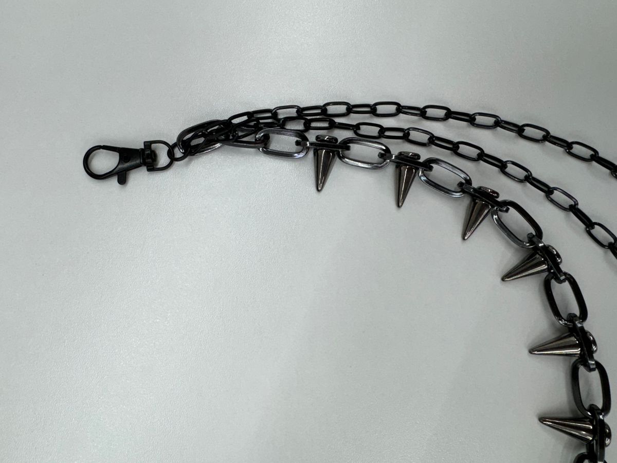 DRUNZ BLACK SPIKE WALLET CHAIN