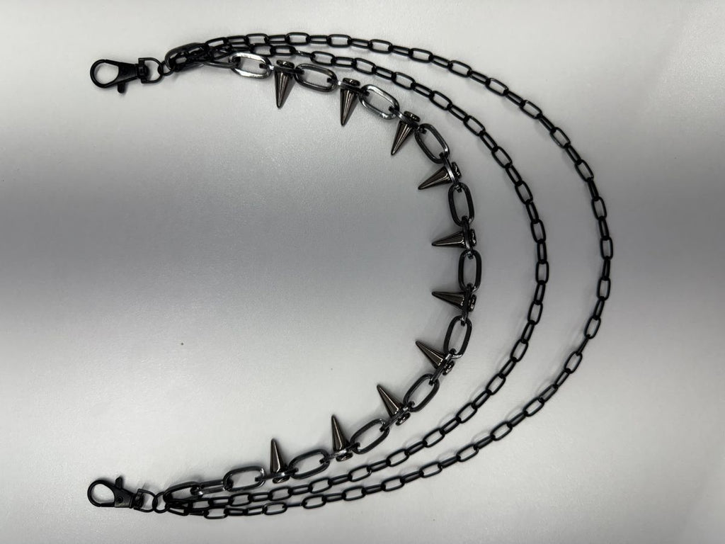 DRUNZ BLACK SPIKE WALLET CHAIN