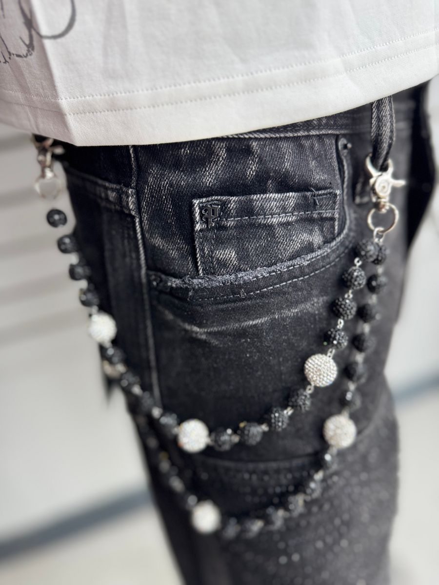 DRUNZ BLCK WHI POCKET CHAIN