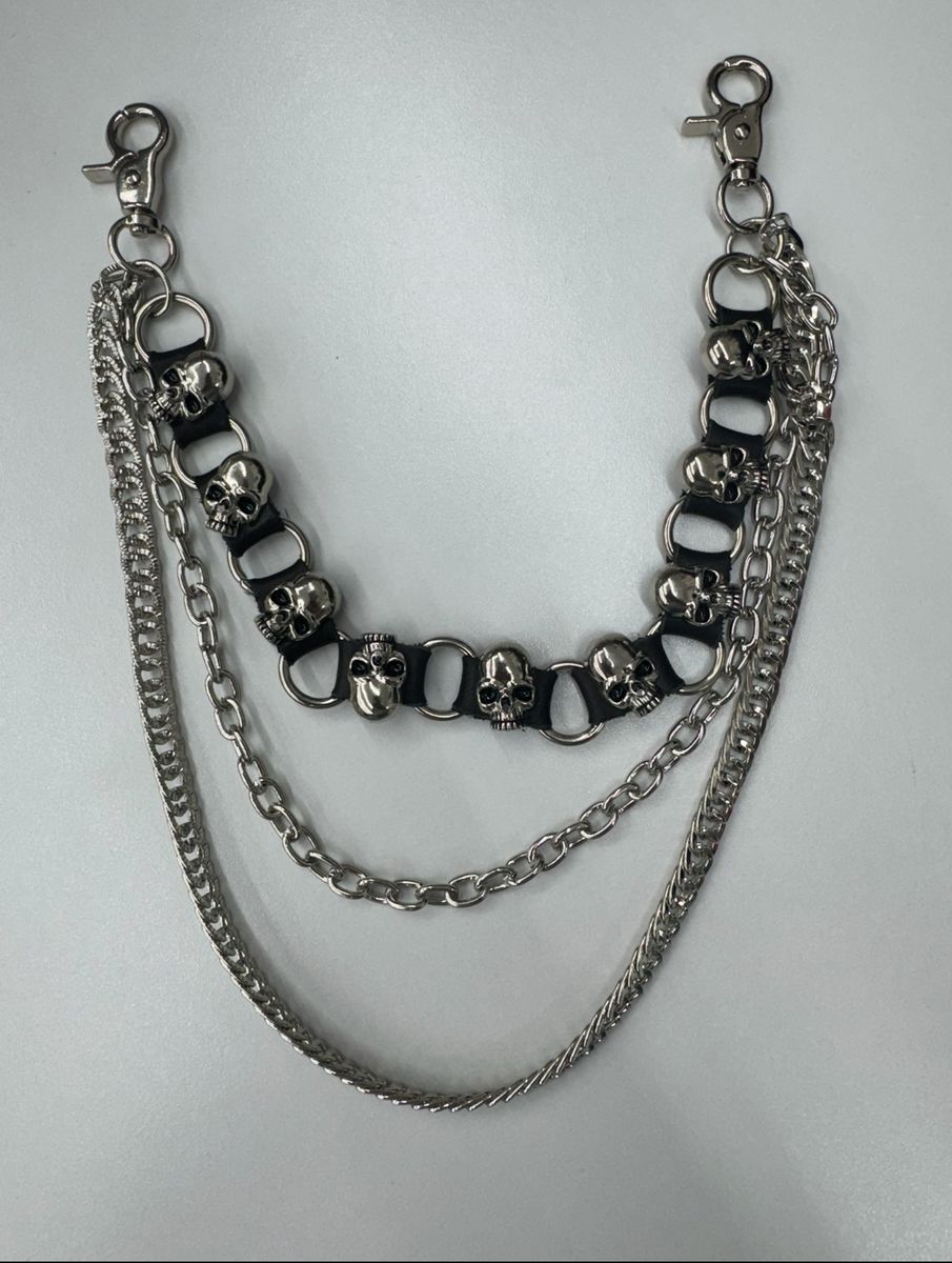 DRUNZ SKELETON METAL WALLET CHAIN